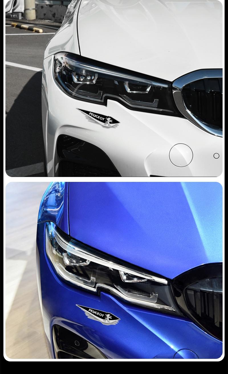 Peugeot Body Sticker Emblem Accessories for 5008 408 308 Landtrek 208 2008 3008 Rifter 508 301 108 608 4008 E-Expert E-Traveller