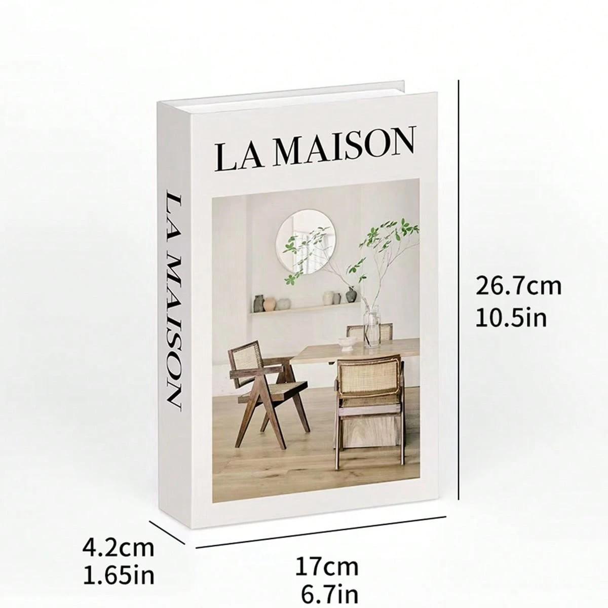 Modern Foldable Fake Book Set, Minimalist Home Office Decor, Fashionable Desk Ornament, Easy Assembly Required, Stylish Solution