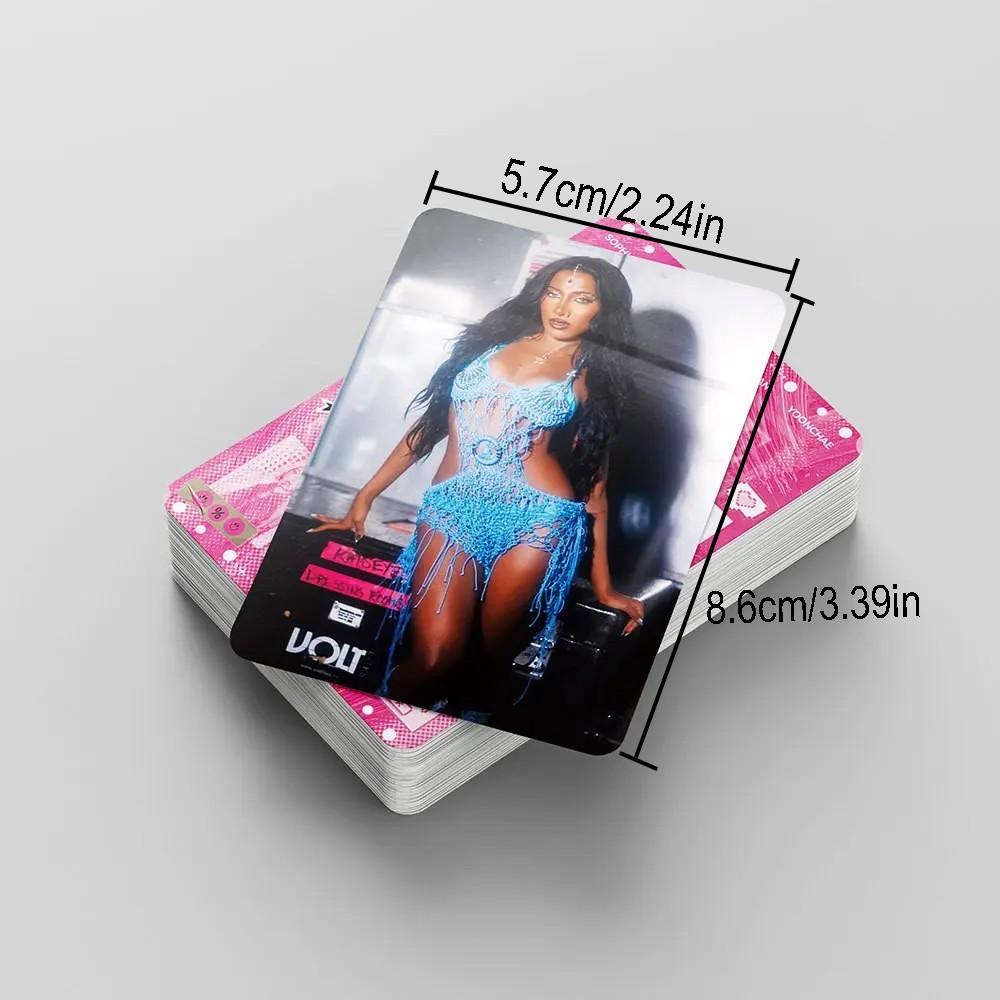 Katseye Pinky Up Album Cards 55pcs, Sexy Girl Photos Collectible Cards, New 2026 Edition, Fan Support Collection, Trendy Design