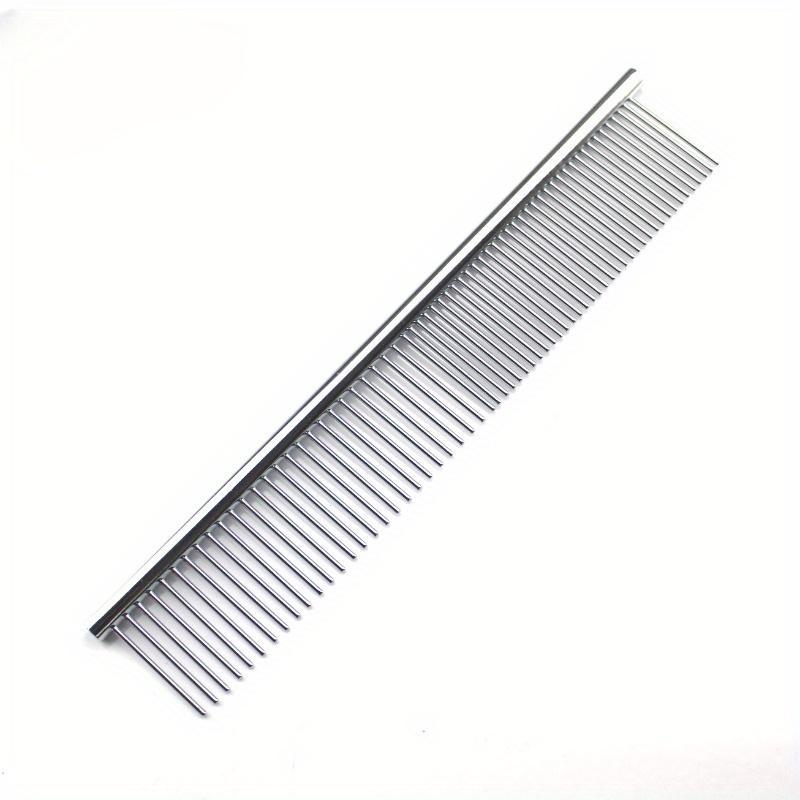 1pc Pet Hair Remover Comb, Stainless Steel Pet Grooming Brush, Gentle Removal of Loose Knots, Durable Cleaning Beauty Comb