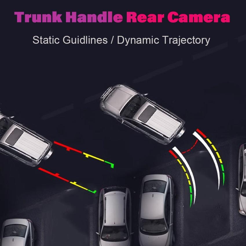 1PC Car Trunk Handle Camera For Audi A3 MQB 8V Sedan 2013 2014 2015 2016 2017 2018 2019 HD CCD Night Visioin Backup Rear View camera