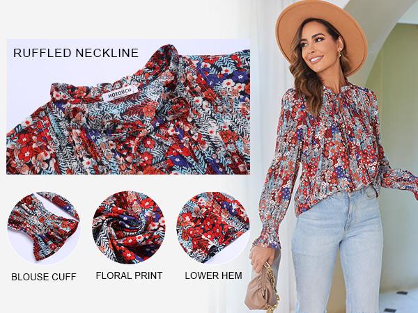 Women's Long Sleeve Tops New Arrivals Boho Floral Printed Blouses Casual V Neck Pleated Drawstring Shirts Fashion dealsforyoudays Outdoorfun Womenswear Vneck 2026 spring Loose Dressy Flowy Women's Long Sleeve Tops New Arrivals Boho Floral Printed Blouses Casual V Neck Pleated Drawstring Shirts Fashion dealsforyoudays Outdoorfun Womenswear Vneck 2026 spring Loose Dressy Flowy