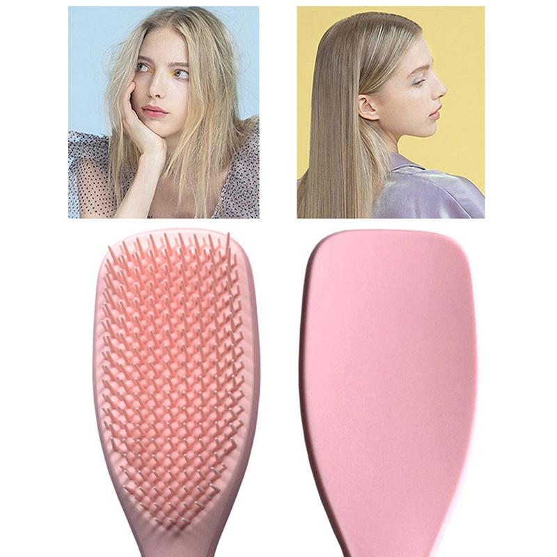 Women's Long Hair Ultra Soft Cushion Comb, Volumizing Smooth Massage Brush, Anti-Static Long Handle Comb for Dormitory Use