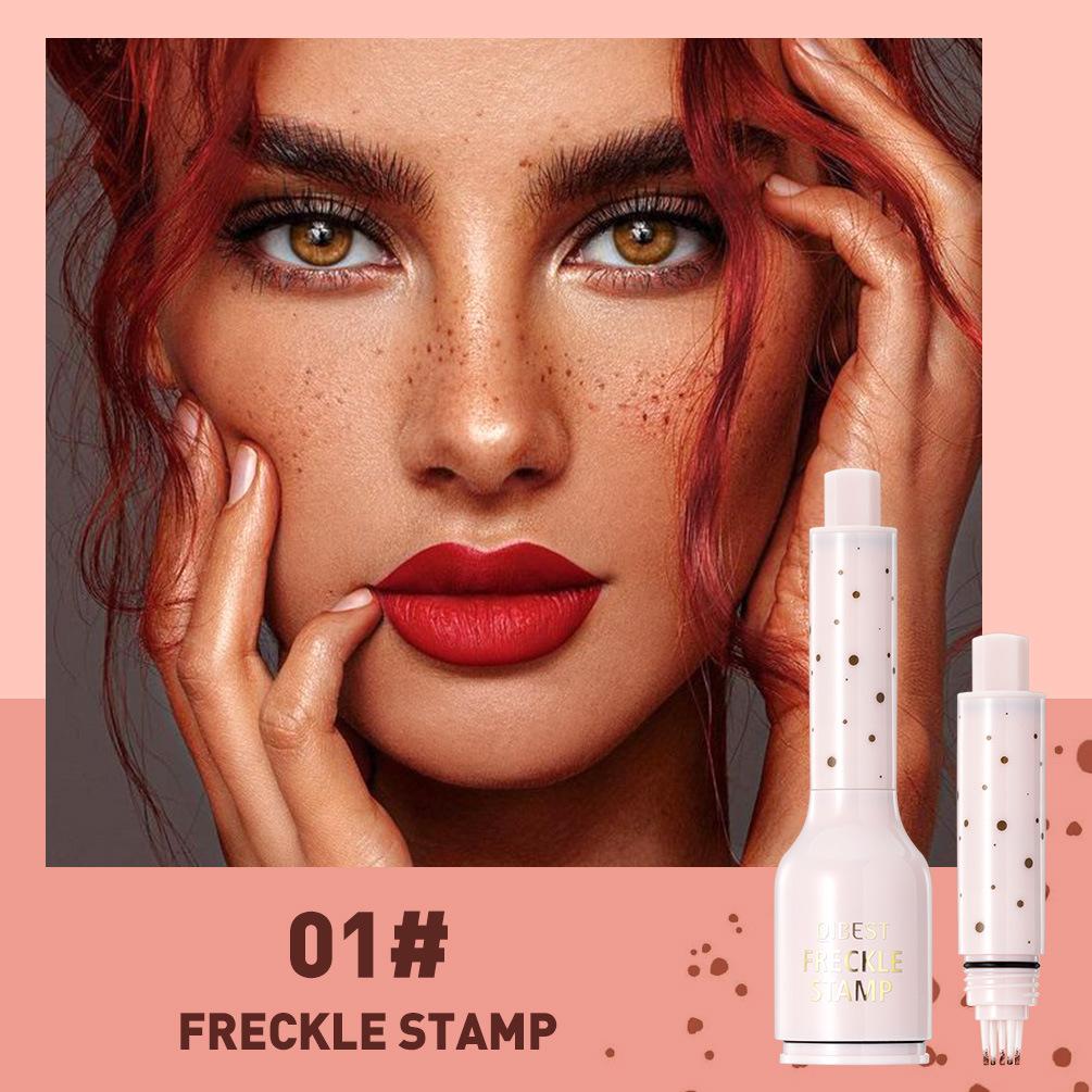 NEW blush+Freckle pen SET，4-In-1 Natural Freckle Stamp Pen - Fast-Dry  Halloween makeup，freckles stamp beauty stamps liquid blush glitter freckles freckle stamp  Temporary Fake Freckles For Makeup,
