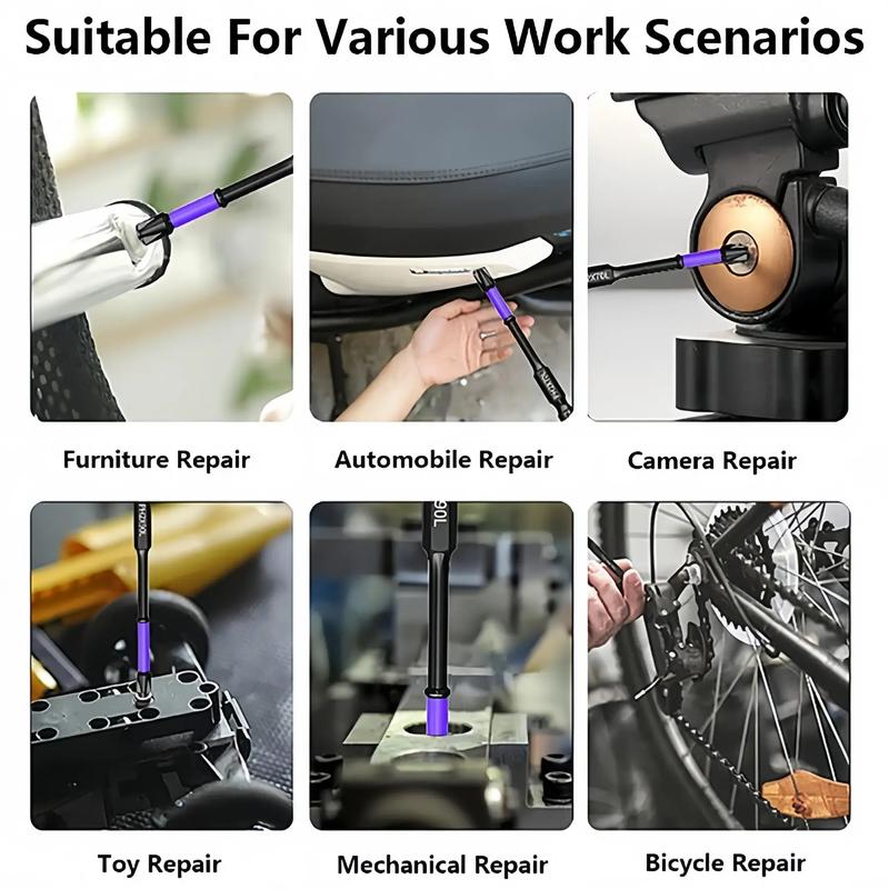 6 Pcs Magnetic Drill Bit Set, Anti-slip & Shock-proof Drill Bit with Phillips Screwdriver Bit, Power Tool Accessories for Home & Office, Hardware 6 Pcs Magnetic Drill Bit Set, Anti-slip & Shock-proof Drill Bit with Phillips Screwdriver Bit, Power Tool Accessories for Home & Office, Hardware