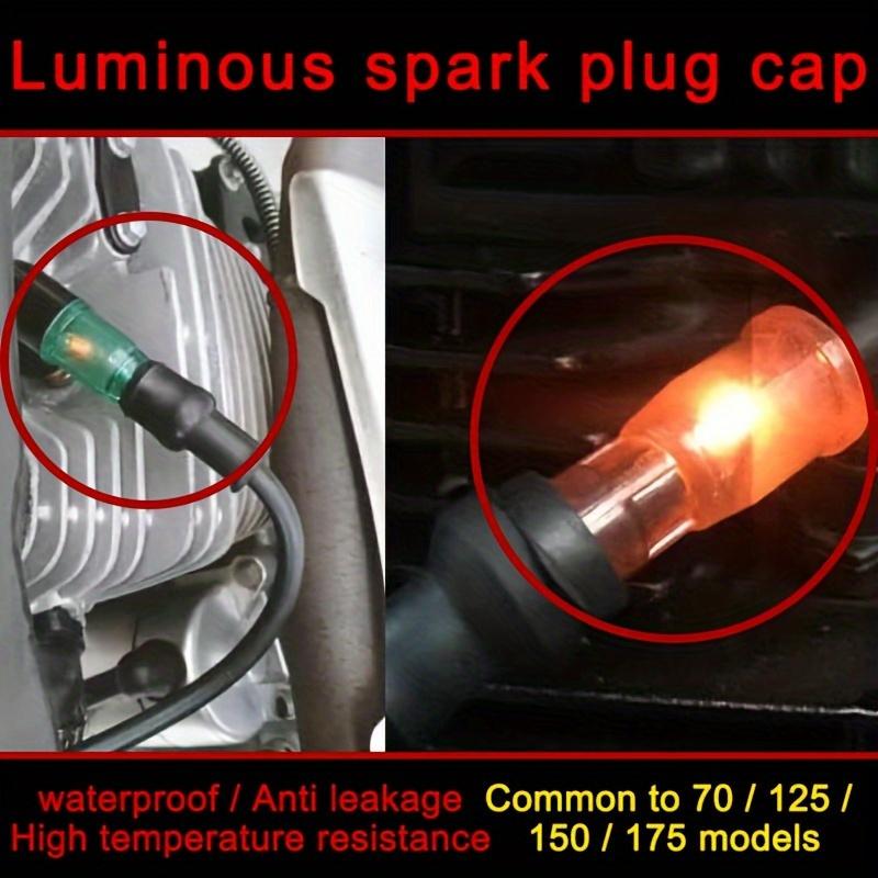 General Motorcycle Flash Spark Plug Cap - Waterproof High-Pressure Spark Plug Cap, for Motorcycle Decor Accessories - Motorcycle Modification Components