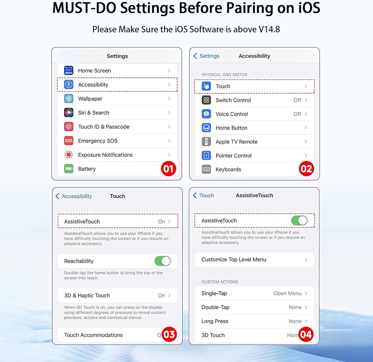 Remote Mouse for Tik_Tok Scrolling with Touchpad, Bluetooth Air Mouse, Presentation Clicker with Red Laser, USB-A & USB-C Receiver, Wireless Short Video Scroller, Page Turner for Kindle APP, For IOS/Android/PC/Laptop/Mac/Tablet