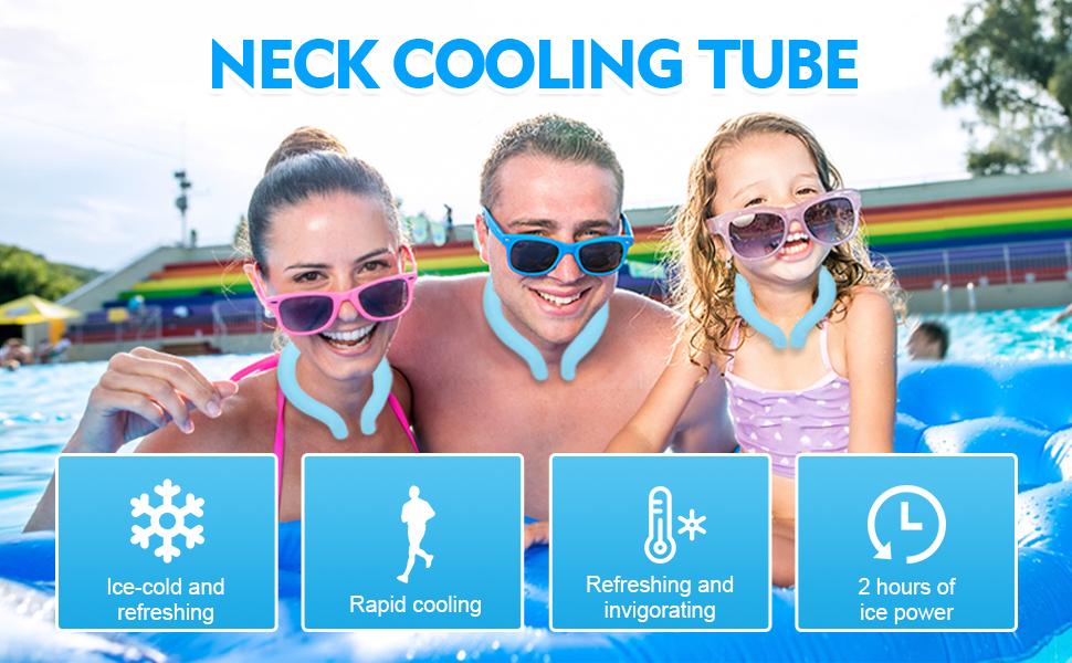 Neck Cooling Tube with Insulated Bag, Reusable Ice Ring Cooler Wearable Body Cooling Products, Neck Coolers for Hot Weather #Summervibes tiktokshopspringglowup Neck Cooling Tube with Insulated Bag, Reusable Ice Ring Cooler Wearable Body Cooling Products, Neck Coolers for Hot Weather #Summervibes tiktokshopspringglowup