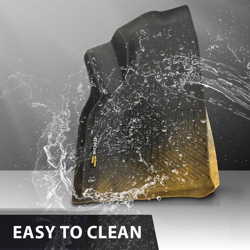 G-PLUS Fit For Tesla Model 3 &  Model Y 2017-2025 All-Weather Rubber Liners Floor Mats,New Waterproof Heavy Duty Car Mats,3 Piece Trim to Fit Floor Mats Fit for Model 3,Model Y,Model S