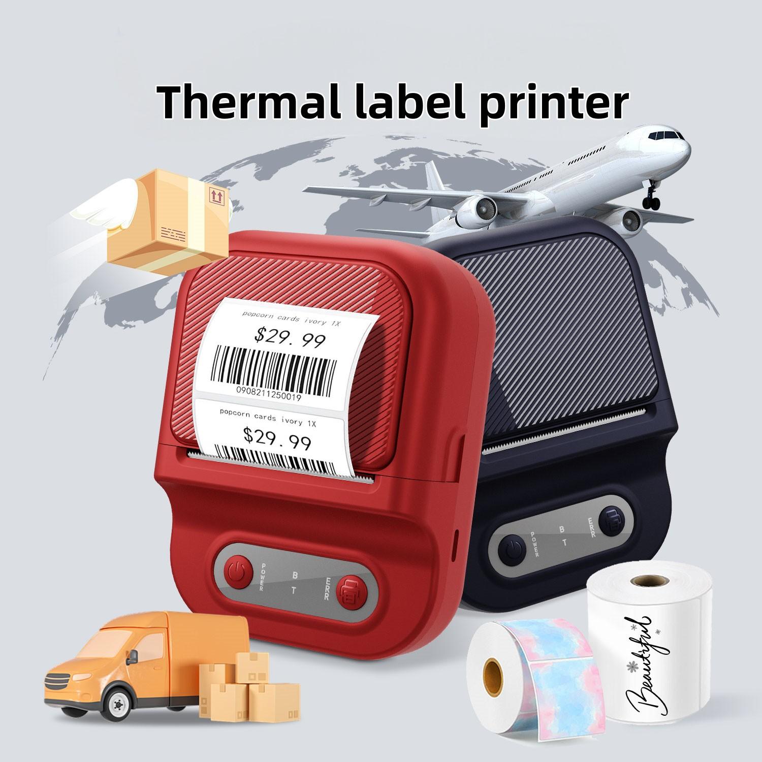 Multi-Functional Wireless Portable Mini Thermal Printer, Prints Worksheets, Labels, Photos, Text, USB Charging, Ideal for Home, Office, School