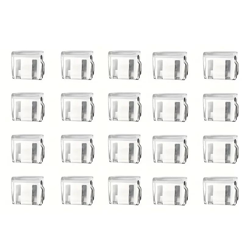 4/10/20 Pairs Invisible Hem Clips, Prevents Pants Dragging, No Sew Hidden Button Closure, Anti-Drag Pant Edge Fasteners, Shorten Pants Fastening