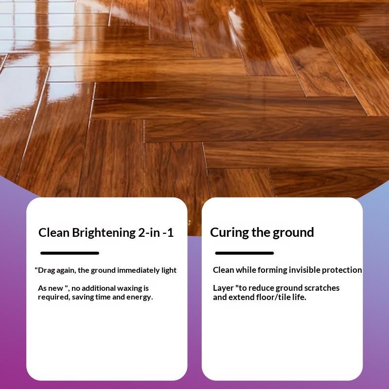 Kitchen Floor Tile Cleaner Liquid, Stain Remover Brightener Deodorizer, 1ps/2ps Scented Mopping Cleaning Solution, Home Care Essential