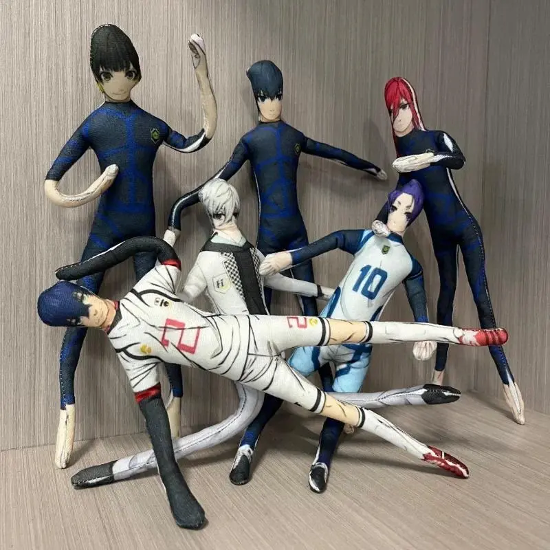 Anime Blue Locks Plush Toy Isagi Yoichi Bachira Meguru Nagi Seishiro Chigiri Hyoma Cosplay Stuffed Dolls Figure Peluches Props