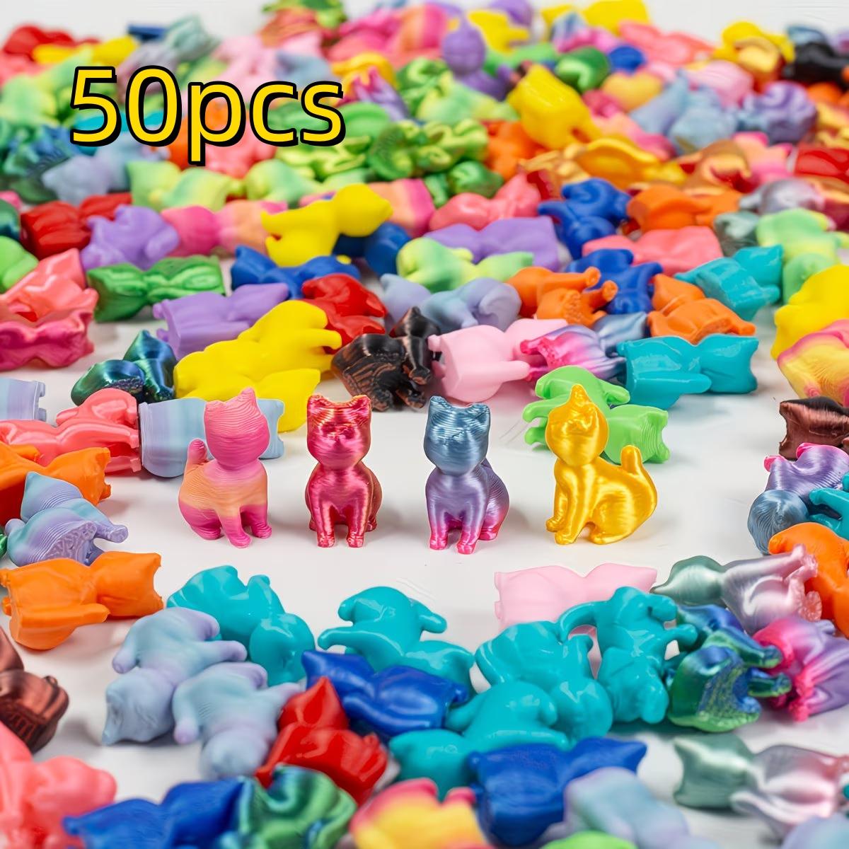 3D Printed Mini Cat Statue, Adorable Room and Bathroom Decor, Perfect Gift for Cat Lovers, Halloween and Christmas Home Decoration