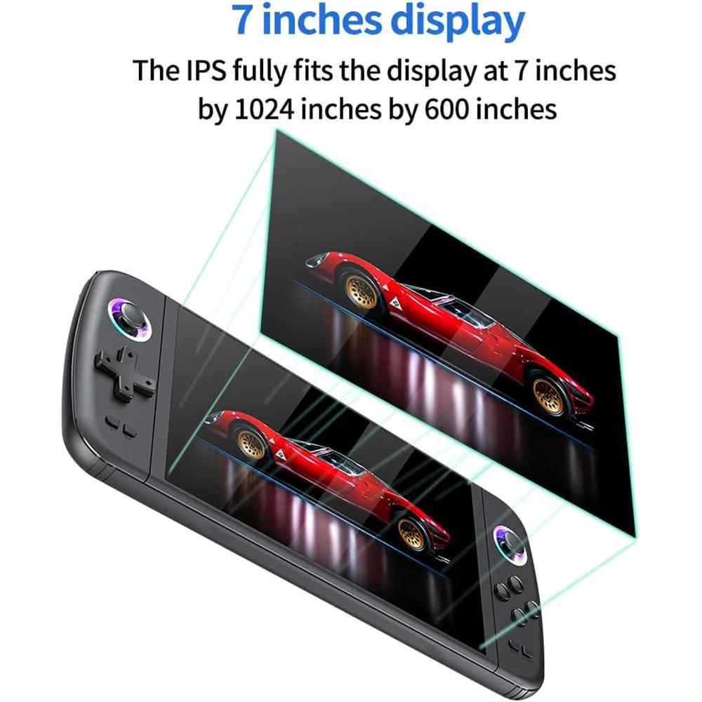 M27 Handheld Gaming Console, Portable Video Game Console with HD IPS Screen and 3D Dual Joystick, Perfect Gift for Gamers on Holidays/Birthdays