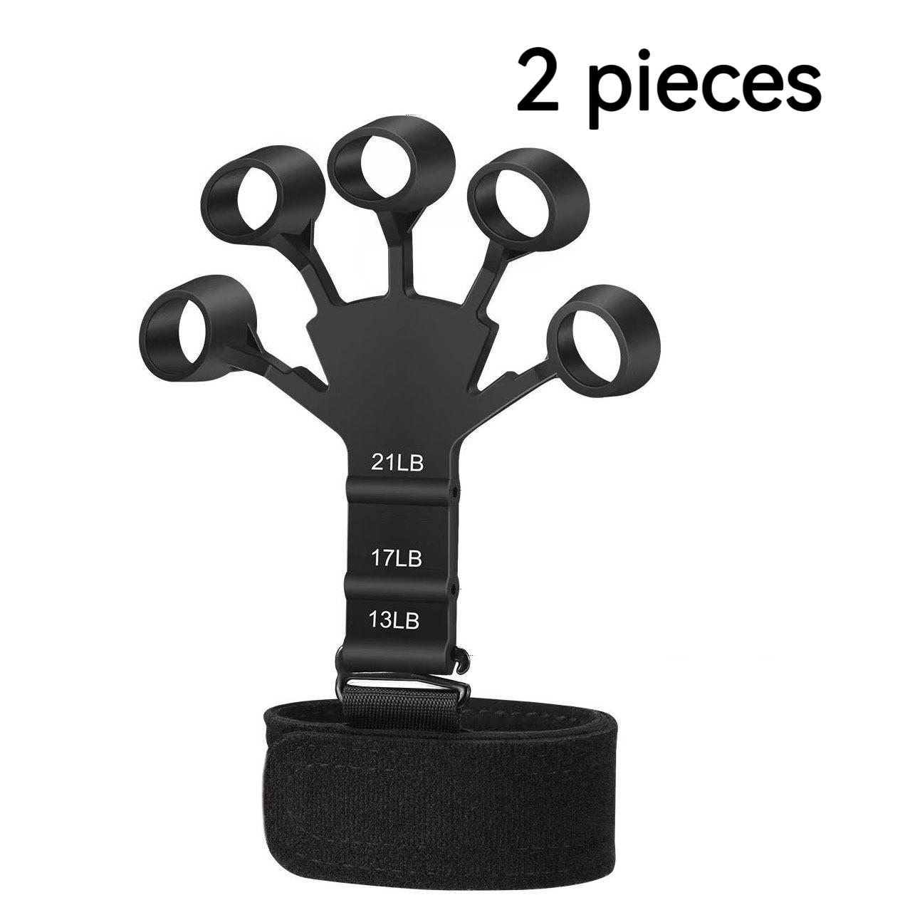 2-Pack Silicone Vein Trainer, Adult Fitness Resistance Bands, Portable Hand and Forearm Muscle Exercise Device, Adjustable Grip Strength