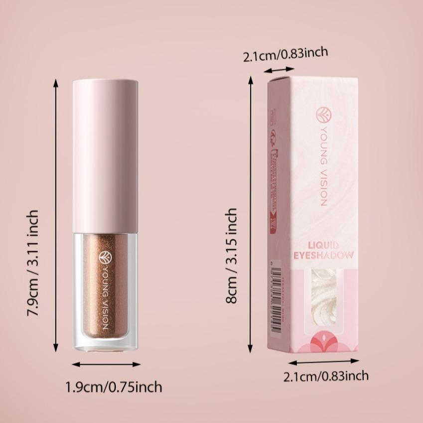 YOUNG VISION Liquid Eyeshadow, Fall Winter Warm Tone, Lightweight Long-Lasting Formula, Deep Eye Shadow Effect, Cosmetics
