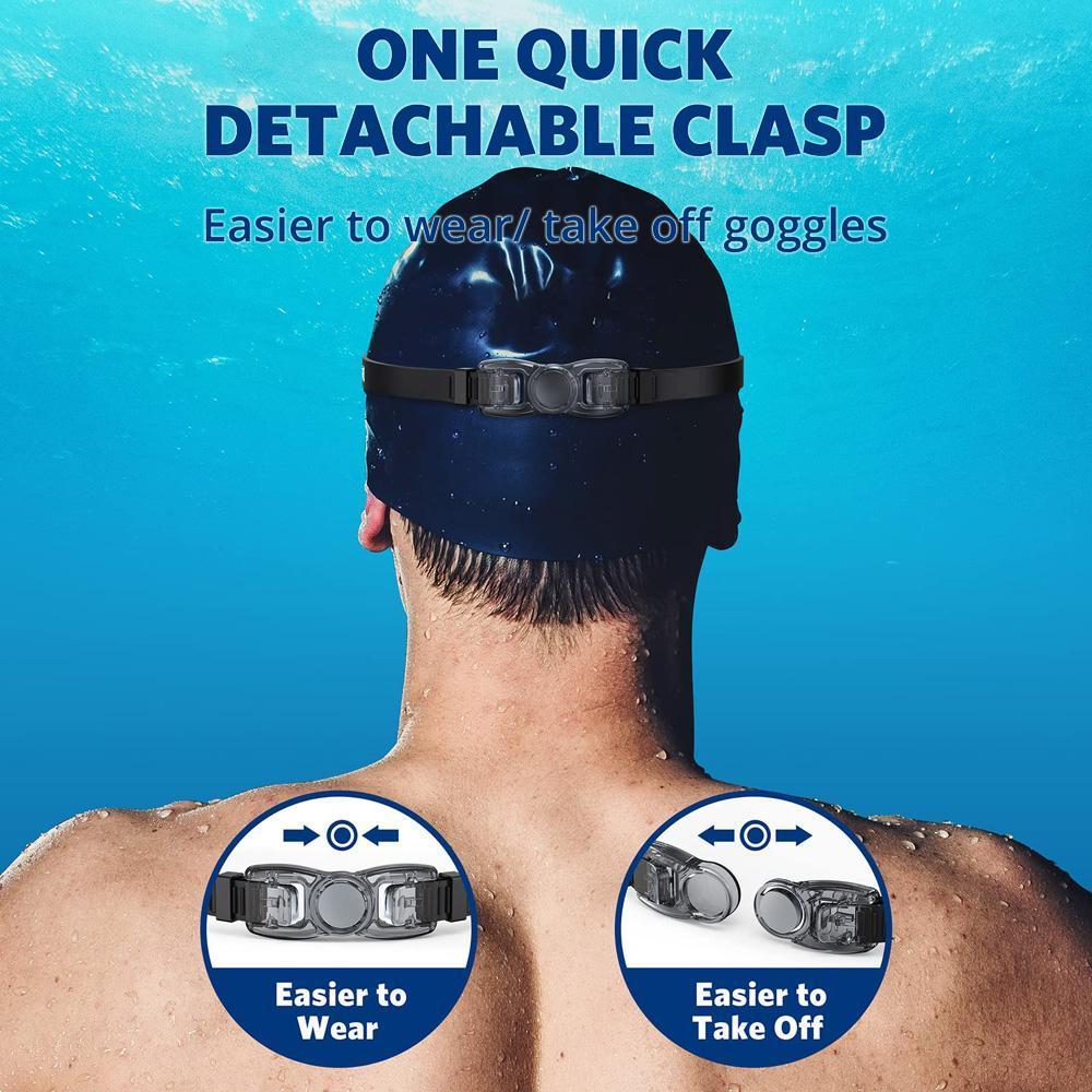 Unisex Tinted Lenses Sports Pool Goggles for Adults - Professional Fogless, 100% UV Protective, Leakproof Swimming Glasses, Anti-Fog Coating, Fashion Accessory for Pool Use