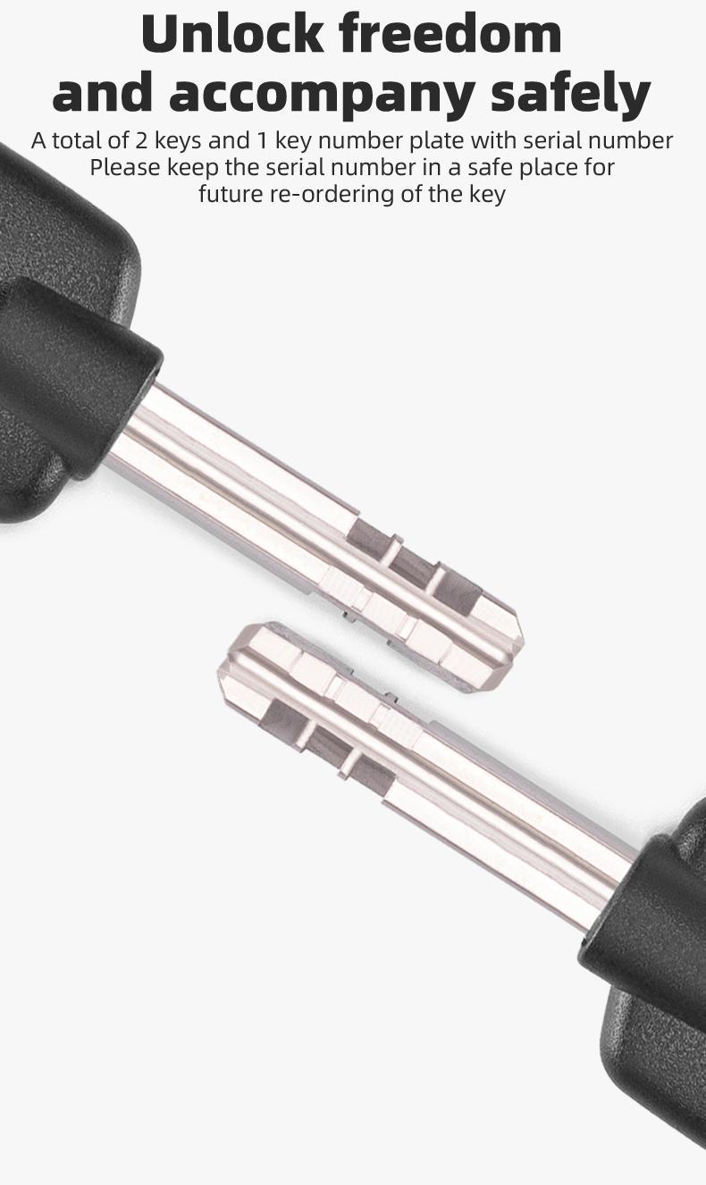 ROCKBROS Smart U Lock NFC Unlocking (NFC fuction phone only),MTB Road Bike Lock  Anti-theft Lock Waterproof Rechargeable Safety Lock