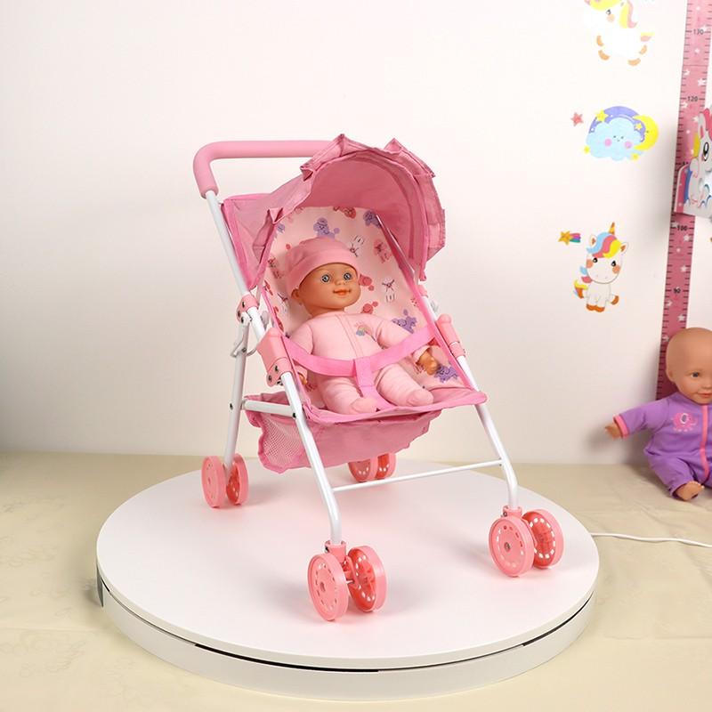 Anivia Brand Doll Stroller Set, Includes Doll and Stroller, Ideal for Kids Aged 3+, Perfect for Holiday Gifts, Christmas and Birthday Presents