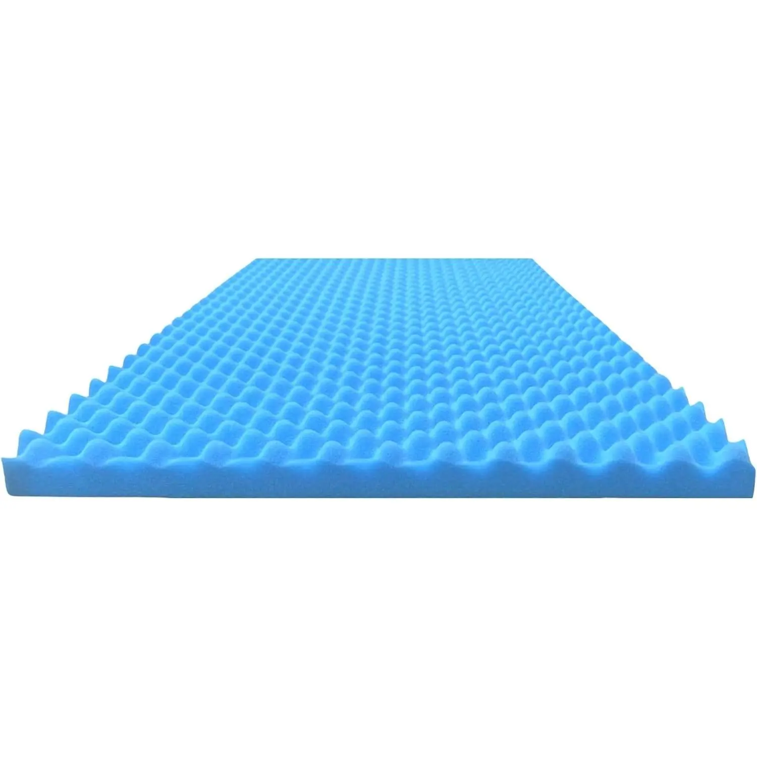 Airflow Foam Mattress Topper, Egg Crate Foam Pad, Hospital Mattress Pad and Bed Topper for Support, Pressure Relief and Weight Distribution, Hospital Size Mattress, 2x33x72 Made in USA
