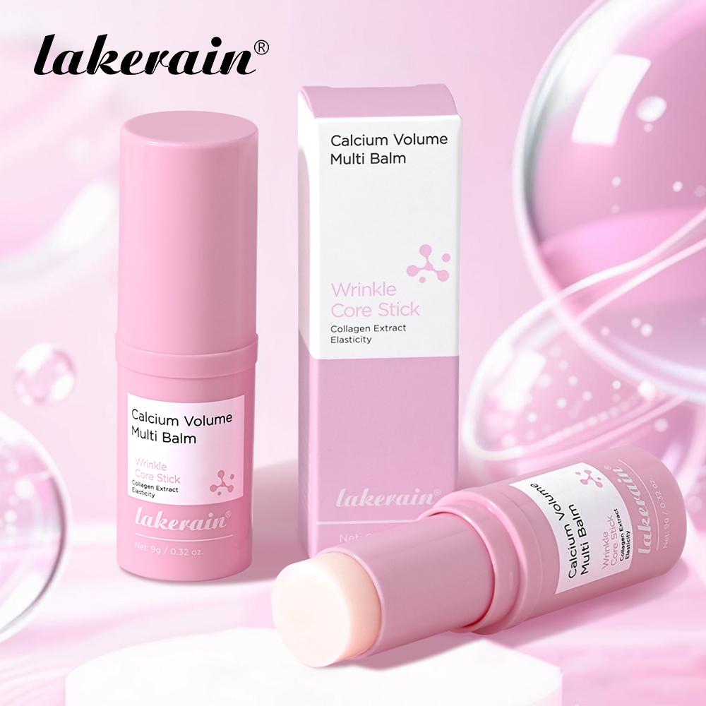 Lakerain Moisturizing Eye Multi Balm, Wrinkle Core Stick with Collagen, Firming Moisturizer Stick, Under Eye Balm, Brightener & Tightener for Improving Fine Lines Dark Circles and Puffiness, Non-Greasy, Lightweight, Skin Care, Eye Care Routine