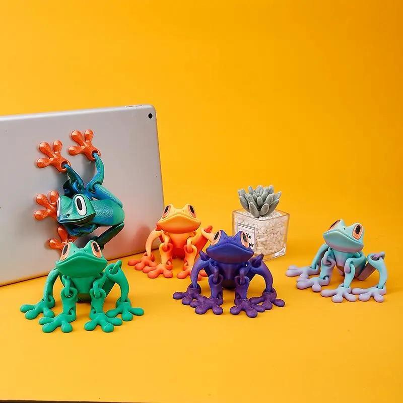 3D Printed Magnetic Frog Toy Night Light Magnet