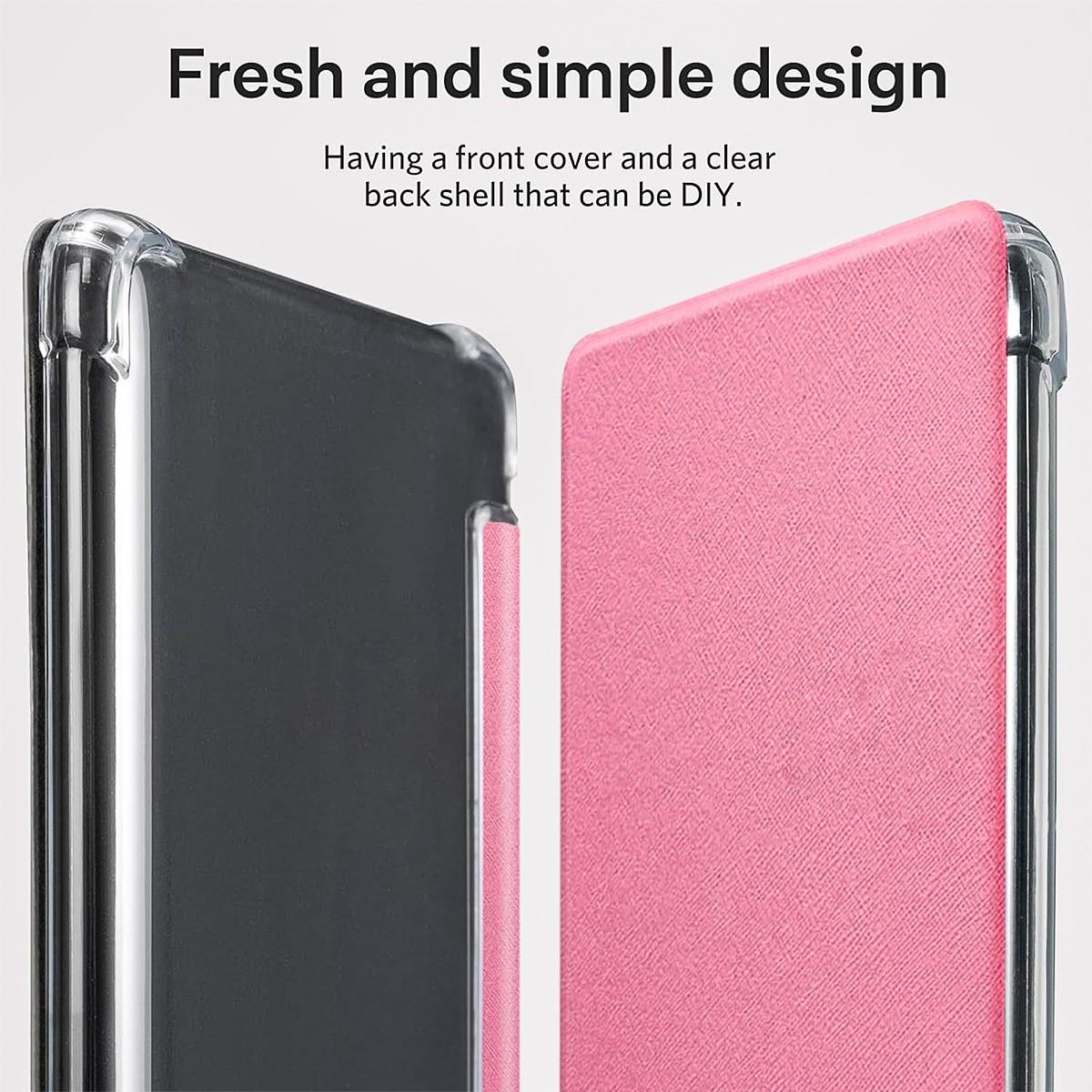 Transparent Shockproof Magnetic Case for 7-Inch Kindle Paperwhite 12th Edition, Clear Protective Cover for Kindle Colorsoft Signature Edition