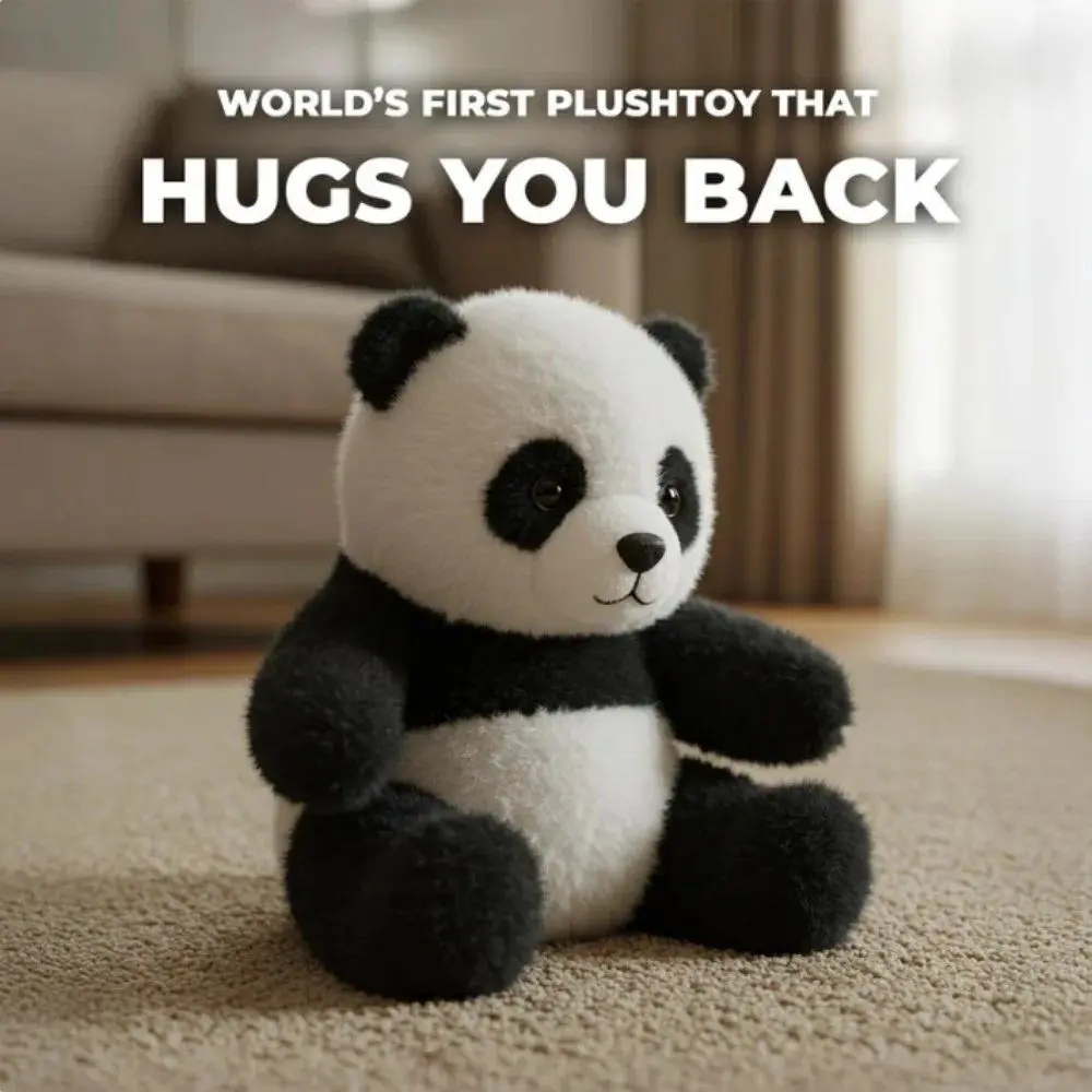 Soft Panda Hugmotion You Plushtoy Emotional Support Panda Multi-function Emotional Engine Plush Toy Plush Toy