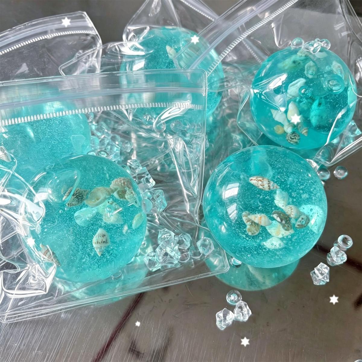 1pc Ocean Shell Pinch Ball Exquisite Stress Relieving Item with Soft Touch and Soothing Anxiety Creativity, Stress Relieving Toy, Perfect Party Gift, Classroom Reward, Festival Gift