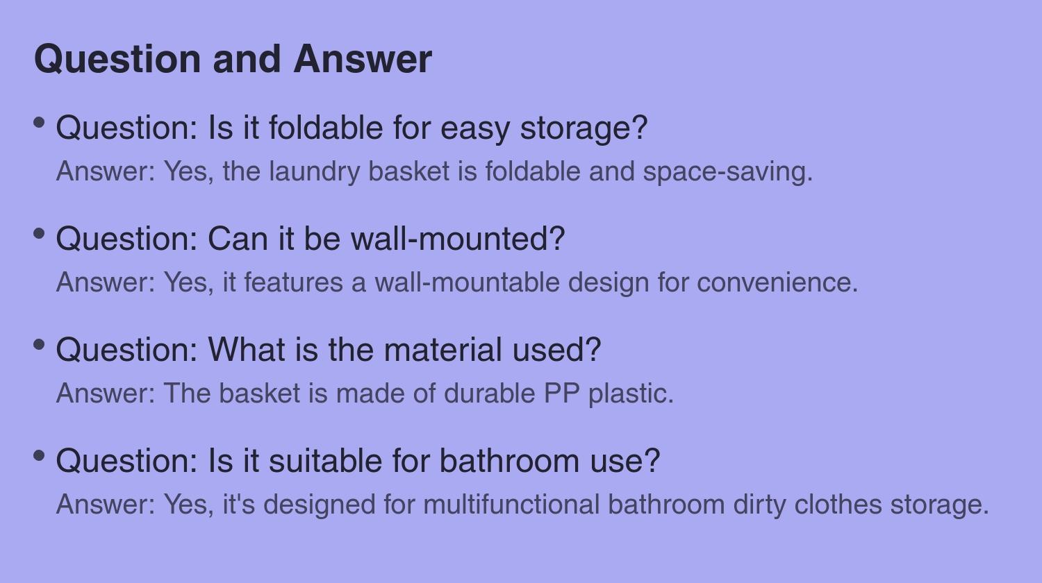 Foldable Laundry Basket, Multifunctional Bathroom Dirty Clothes Storage Bin, Wall-Mountable Handheld Hamper, Space-Saving Design