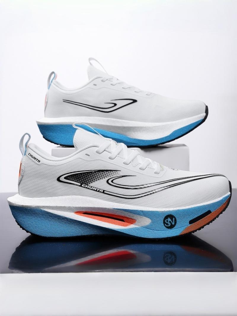 Unisex Flywing 5th Gen Carbon Board Running Shoes, High-Energy Bounce, Curved Accelerate Anti-Slip Sole, Breathable Cushioning, Road Running Shoes