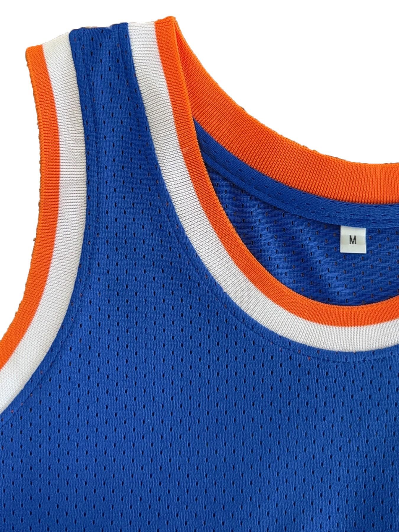 Men's Classic 90s New York #33 Vintage Basketball Jersey | Embroidered Mesh Retro Jersey