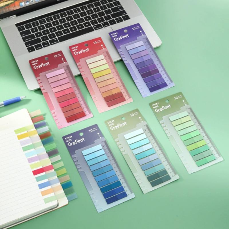 200sheets/pack Mixed Color Index Label Sticker, Multicolor Sticky Tab, Sticky Page Marker For Reading Note Book, Office Stationery & Supplies, Colorful Coated Tabs, Indexing Stickers