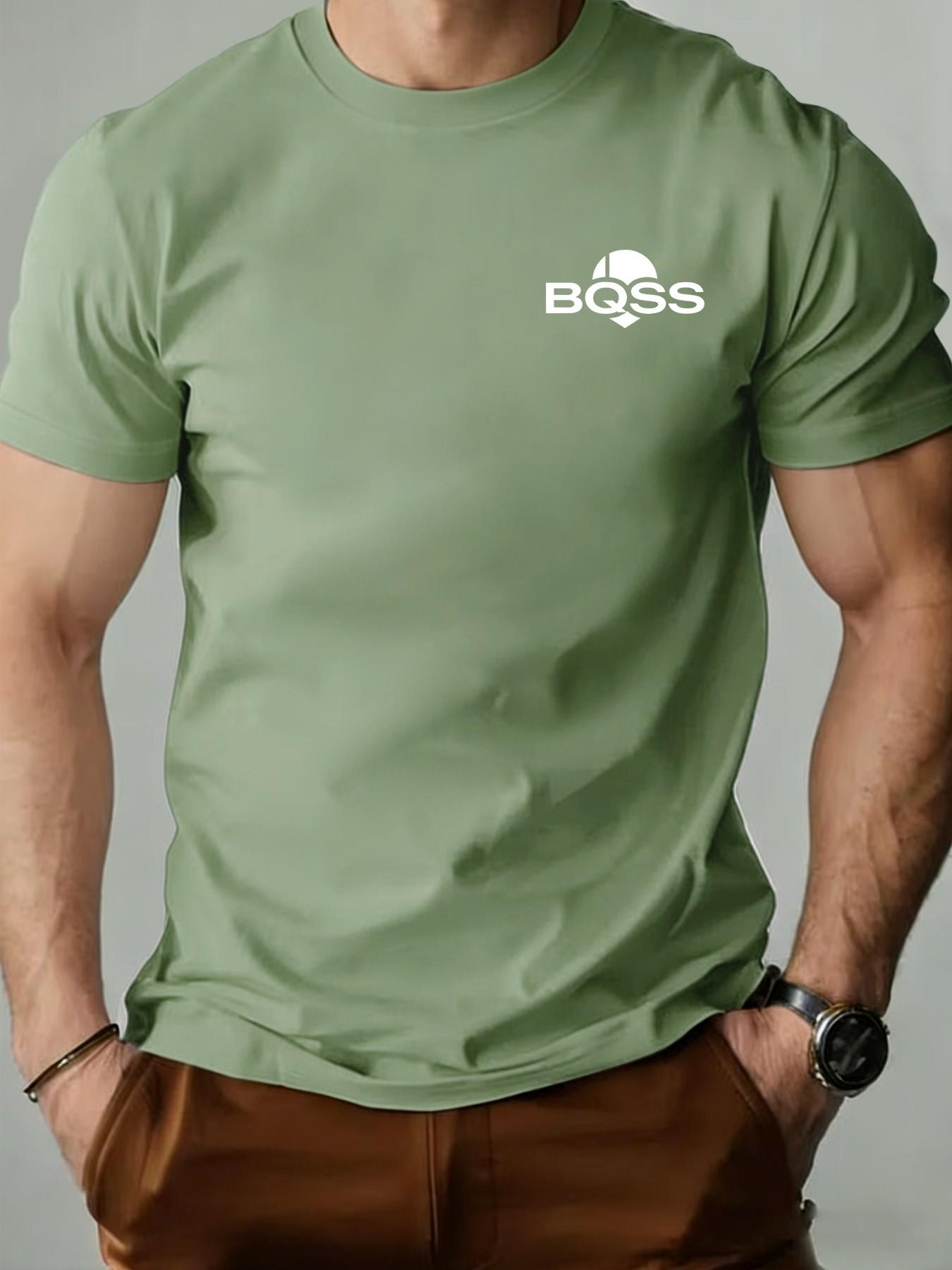 Men's Casual Long Sleeve Slim Fit T-Shirt, Geometric Pattern, Business & Gym Wear, Street Style, Daily Commute, Versatile Top