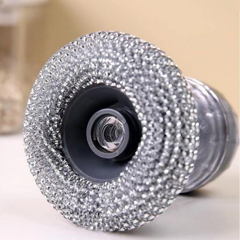 Automatic Liquid Soap Dispenser Brush Handle, Comfortable Grip for Kitchen Sink Cleaning, Dishwashing Tool, Pot Bowl Cleaner