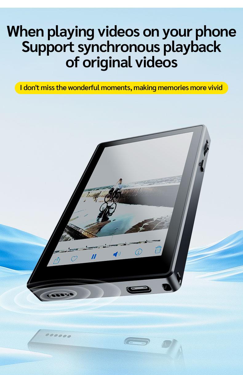 Mobile Vlog Selfie Monitor Screen, Magnetic Phone Clip Mount and Bluetooth-compatible Remote, Wireless Connection for Vlog Shooting and Rear Selfies, Smartphone Camera Accessories