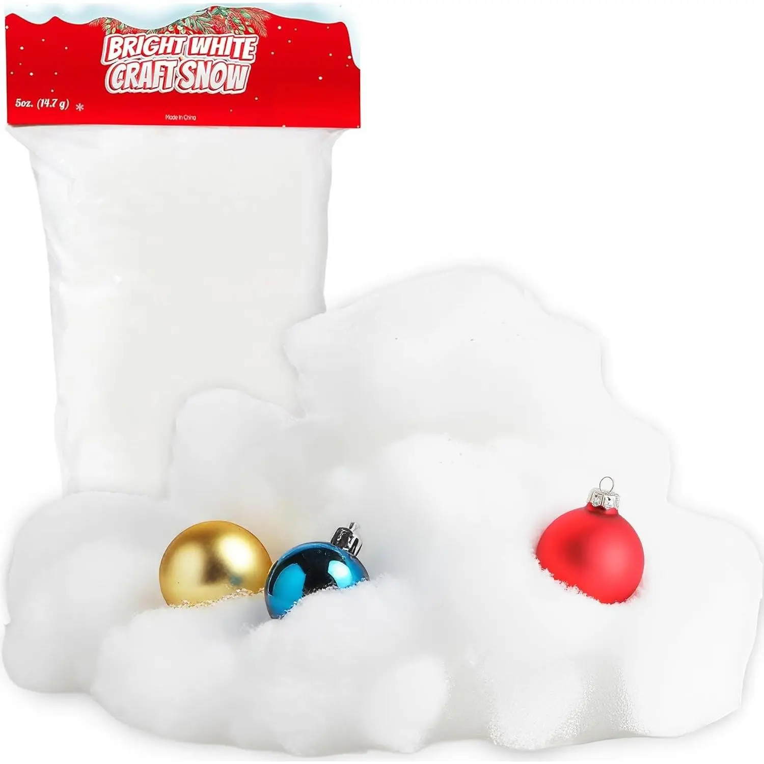 1 Pack  Snow  Sheet – 15 sqft  -Like Christmas Snow for Mantle, Tabletop, Winter Village, Tree Base & Nativity Display Decoration