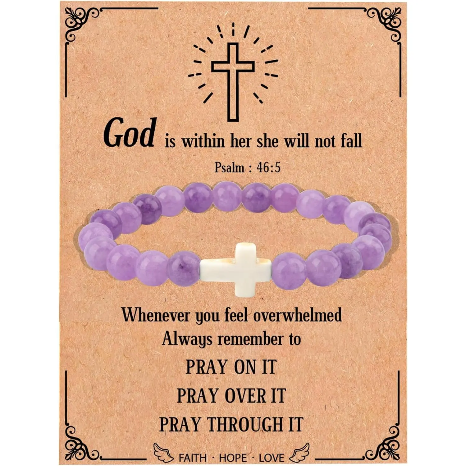 Christian Gifts for Women, Christian Gifts, Religious Gifts for Women/Mom/Grandma/Daughter//Sister/Granddaughter/Godmother, Gifts for Christian Women, Christian  Bracelet for Women