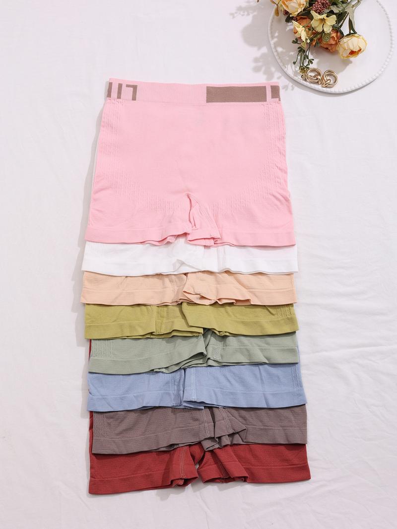 8PCS Monogrammed LOVE knit women's slouchy boxers