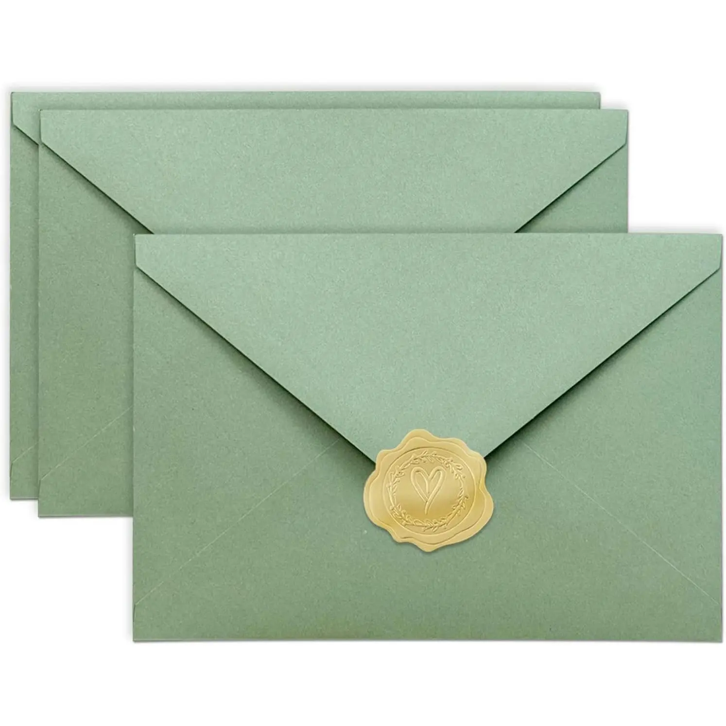50 count White A4 Envelopes for Invitation, 4x6 Envelopes for Greeting Cards