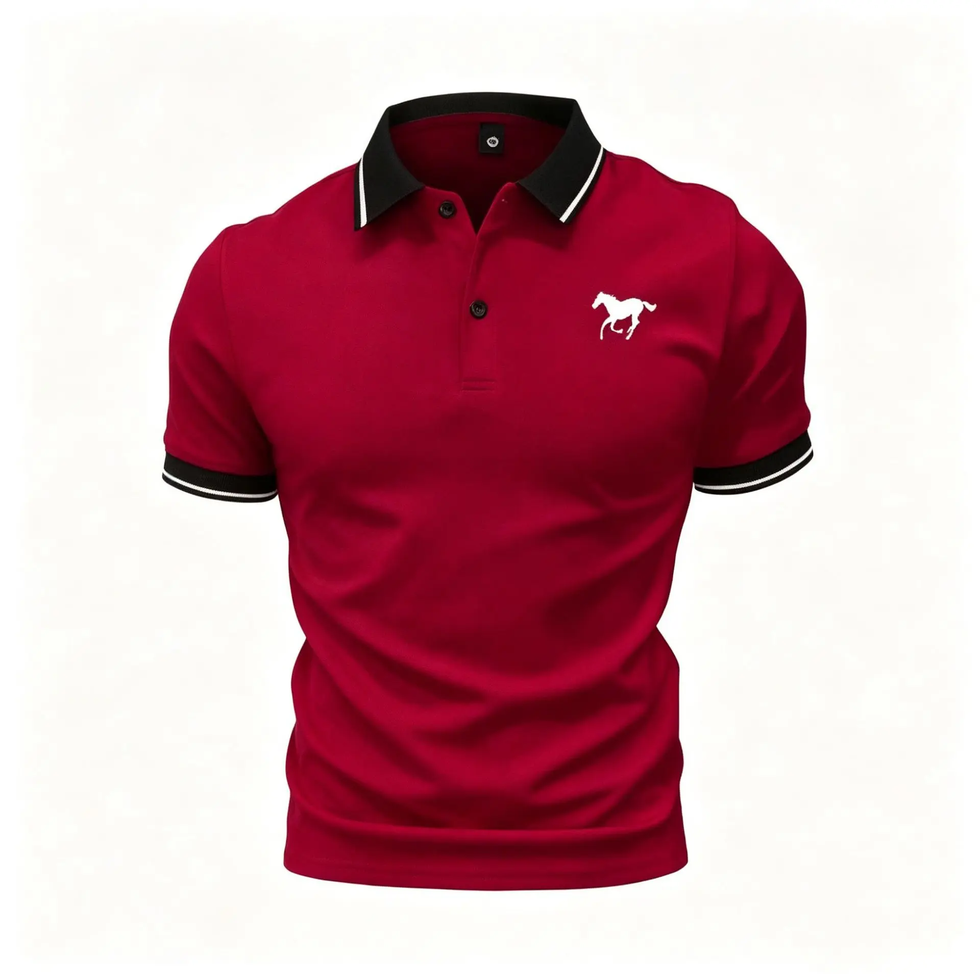Men’s polo shirt set, casual men’s polo shirt, solid color buttoned basic style, versatile design suitable for bowling/golf, ideal for everyday wear and summer business style.,summerwins,father'sdaygifts,back to school,back to school shopping