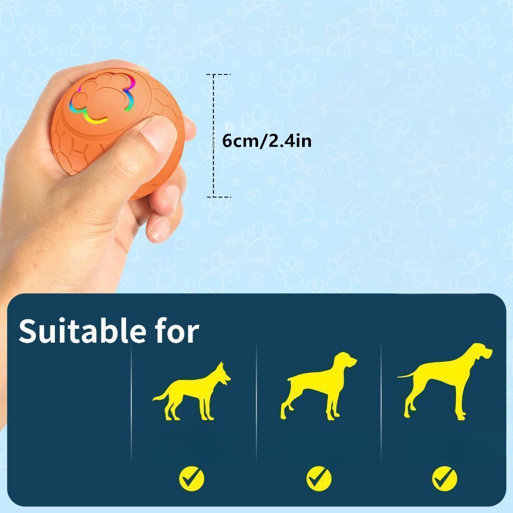 Smart Dog Toy Ball, Automatic Electric Interactive Pet Toy, Sound Effect, Stress Relief, Perfect for Dogs and Cats, Interactive Training Ball, Pet Supplies