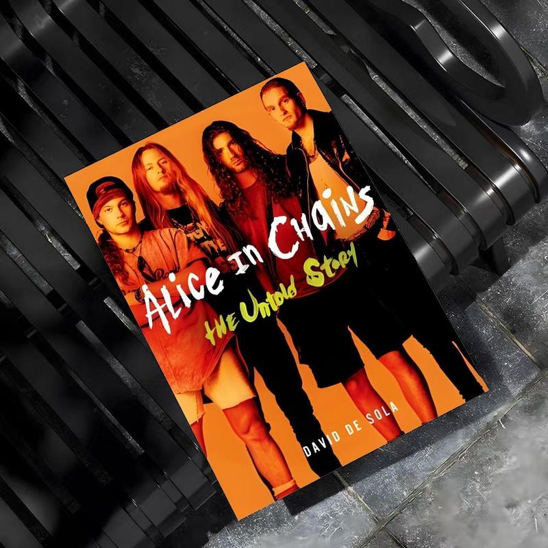 Fashion A-A-liceS in C-C-hainsS Poster HD Sticky Waterproof Wall Art High Quality Print Aesthetic Home Living Bedroom Bathroom hallway Decor Trendy Room Decoration Easy-To-Apply Gift Durable