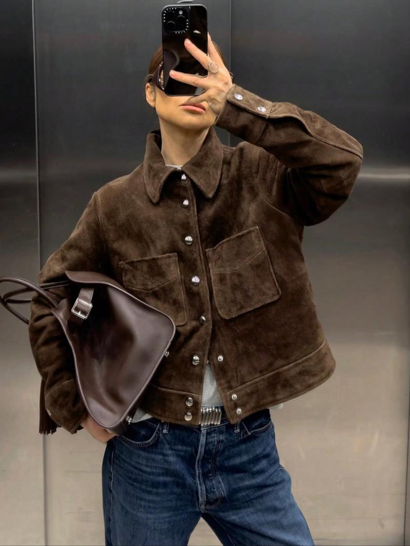 New Fall Winter Fashion Jacket Coat, Loose Fit, Street Style Women's Outerwear, Trendy Casual Wear, Comfortable and Stylish