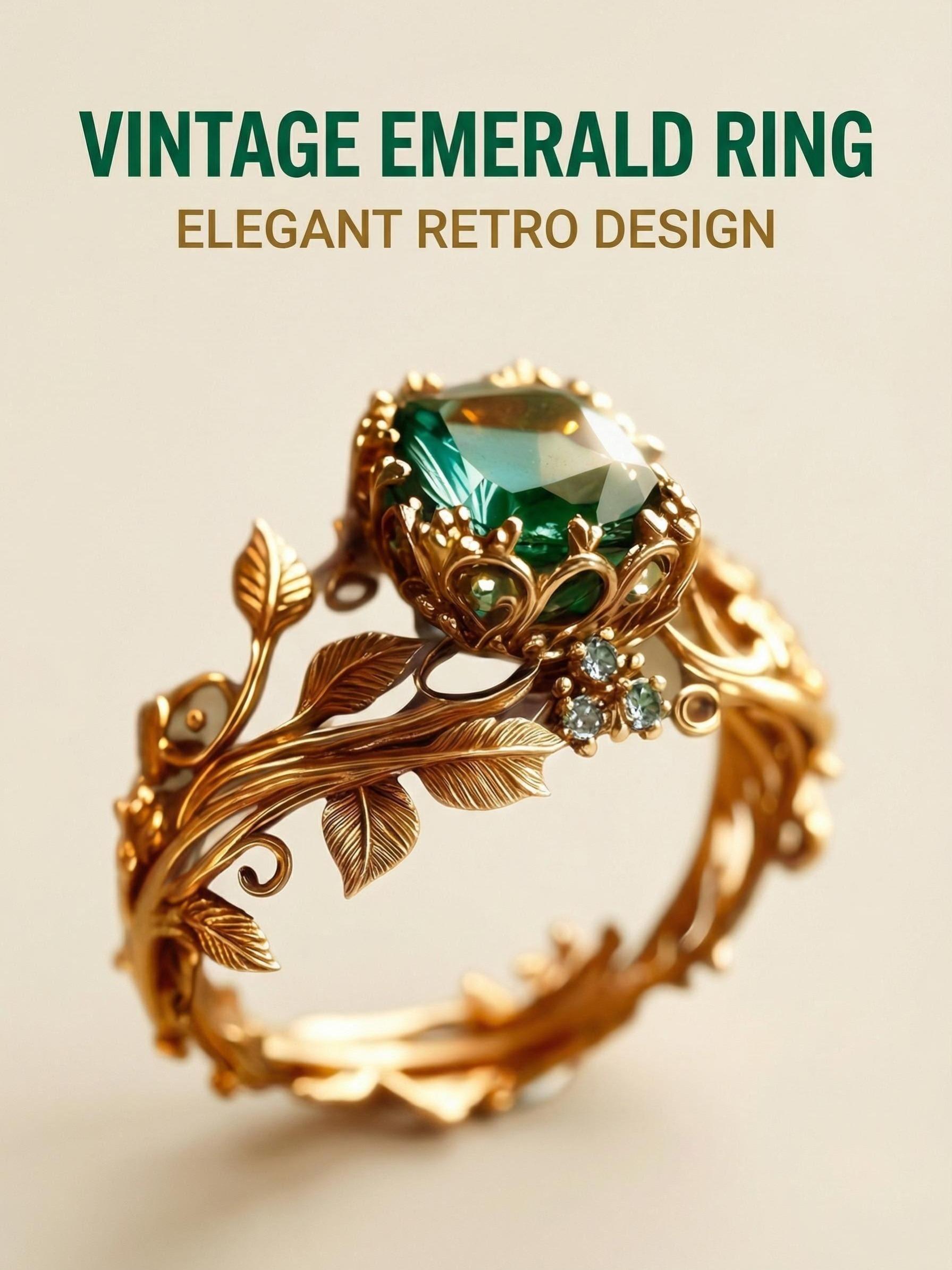 Crystal Ancient Totem Ring, Unisex Energy Base Tribal Design, Healing Spiritual Protection Jewelry, Handmade