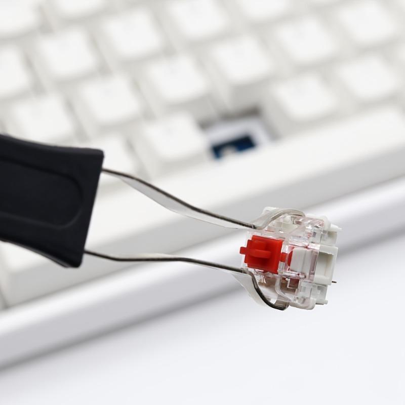 2 In 1 Keycap Puller Switch Puller Mechanical Keyboard Set Multipurpose Keyboard Puller for Mechanical Keyboards Keycap Clamp Dual-Purpose Shaft Stainless Key Stainless Steel Tool for Removing Keypad Caps