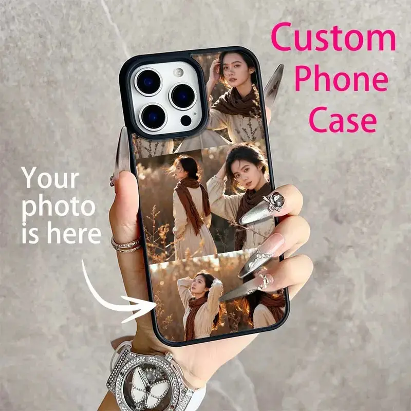 Personalized Photo Magnetic Cellphone Case - Sleek Casing, Customizable Cover, Compatible with iPhone 11-18 Pro Max, Galaxy S22-S26 Ultra Devices, Ideal Anniversary Gift