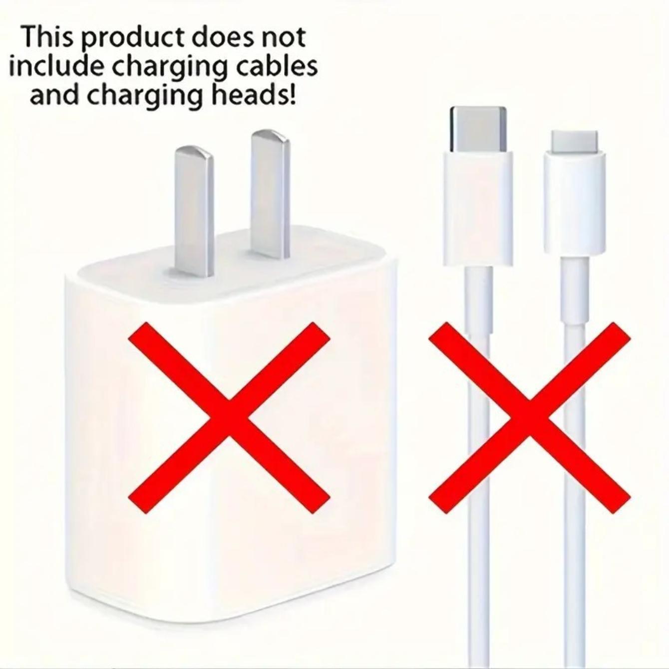 Silicone Charging Cable Protector Case with Fixed Rope, Cellphone Protection, Protection for Charger and Cable, Compatible with iPhone Accessories, No Charger Included, Ca Prop 65 Compliant