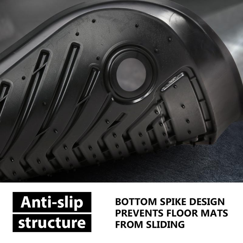 CROSSDESIGN Fit For 2023-2024 Honda CR-V CRV TPE Car Floor Mats All Season Liners 3PCS